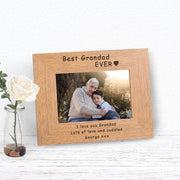 Personalised Best Grandad Ever Photo Frame