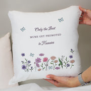Personalised Wild Flowers Cushion - Any Text