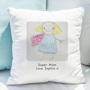 Personalised Children’s Drawing Artwork Photo Upload Cushion