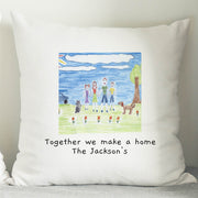 Personalised Children’s Drawing Artwork Photo Upload Cushion