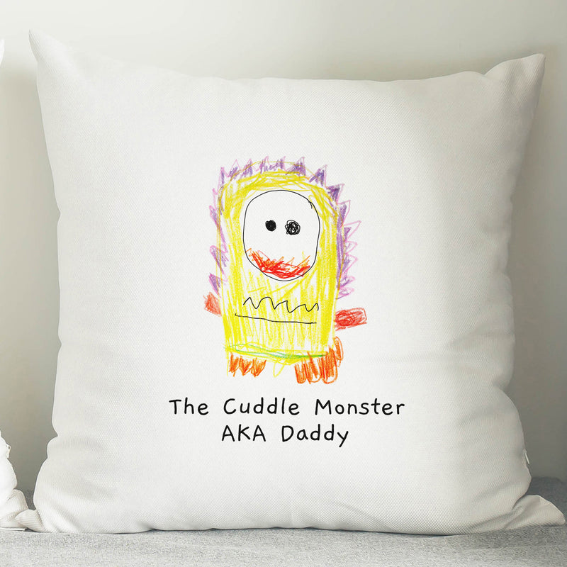 Personalised Children’s Drawing Artwork Photo Upload Cushion
