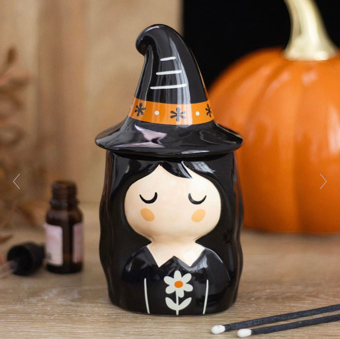 Halloween Frightful Folk Witch Oil Burner