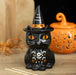 Halloween Frightful Folk Black Cat Oil Burner