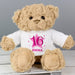 Personalised 16th Birthday Teddy Bear - Pink