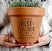 Personalised World’s Best Teacher Terracotta Plant Pot Gift