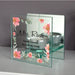 Personalised Floral Teacher Mirrored Glass Tea Light Candle Holder Gift