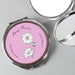 Personalised Birth Month Flower Compact Mirror