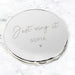 Engraved Heart Design Compact Mirror