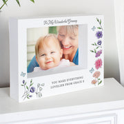 Personalised Wild Flowers Design Box Photo Frame