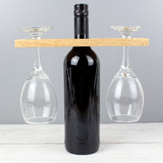 Retirement Wine Glass & Bottle Holder Gift - Any Text