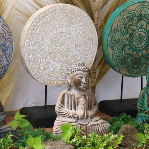 Buddha Feng Shui Set - Classic Mandala - Natural