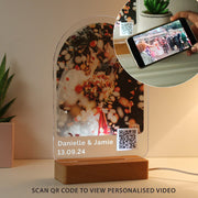 Personalised QR Photo Upload Video Link LED Light