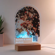 Personalised QR Photo Upload Video Link LED Light