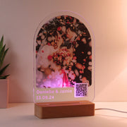Personalised QR Photo Upload Video Link LED Light