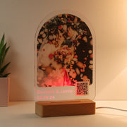 Personalised QR Photo Upload Video Link LED Light