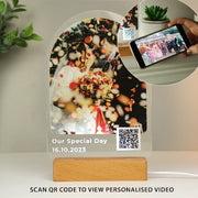 Personalised QR Photo Upload Video Link LED Light