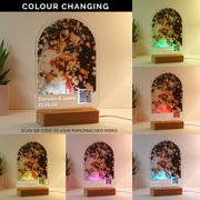 Personalised QR Photo Upload Video Link LED Light
