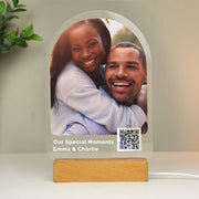 Personalised QR Photo Upload Video Link LED Light