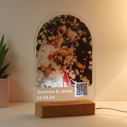 Personalised QR Photo Upload Video Link LED Light