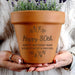 Personalised 80th Birthday Terracotta Plant Pot - Floral
