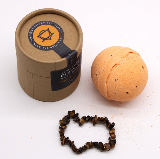 Hidden Tiger Eye Gem Bracelet Bath Bomb