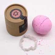Hidden Rose Quartz Gem Bracelet Bath Bomb