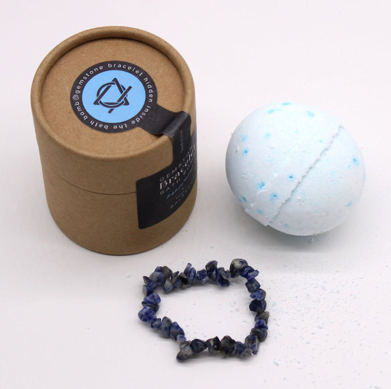 Hidden Sodalite Gem Bracelet Bath Bomb