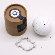 Hidden White Jasper Gem Bracelet Bath Bomb