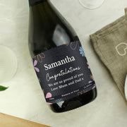 Personalised Daisy Prosecco Bottle