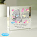Personalised Me to You Lovely Mum Crystal Glass Block