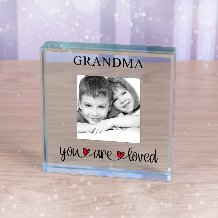 Grandma You Are Loved Photo Gift Plaque