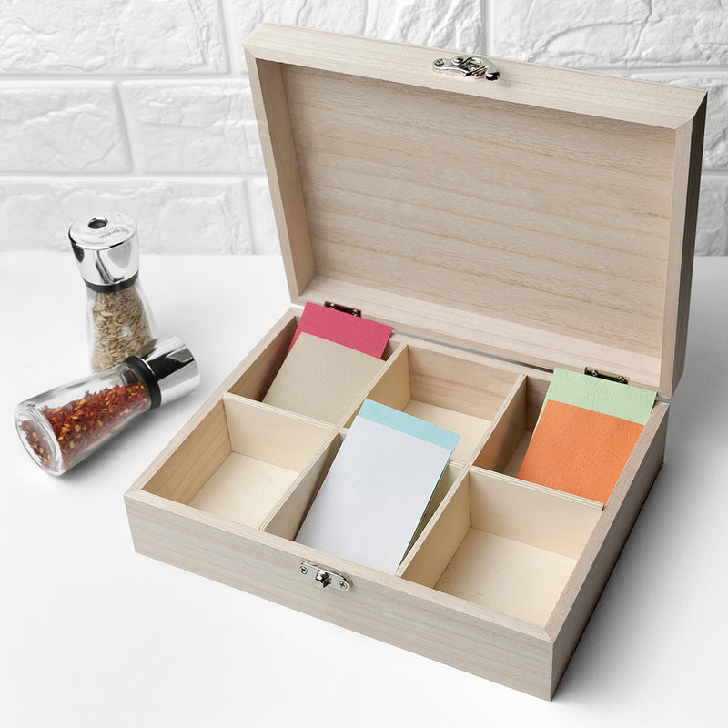 Personalised Wooden Recipe Box - Oranges