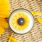 Are My Sunshine 3D Sunflower Candle