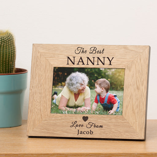Personalised The Best Nanny Photo Frame