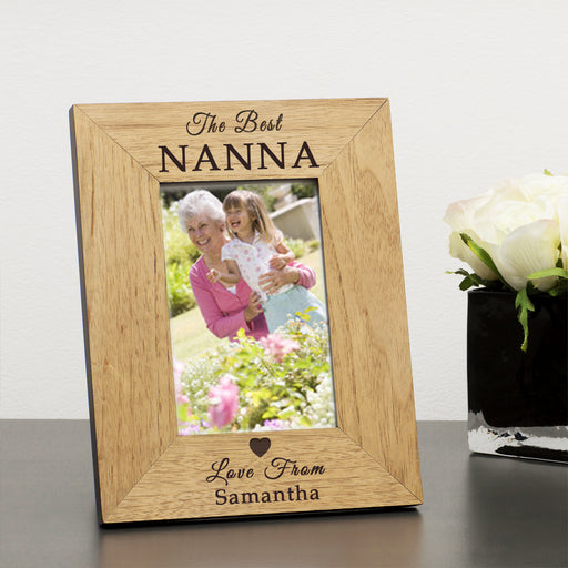 Personalised The Best Nanna Photo Frame