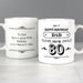 Personalised 80th Birthday Vintage Mug