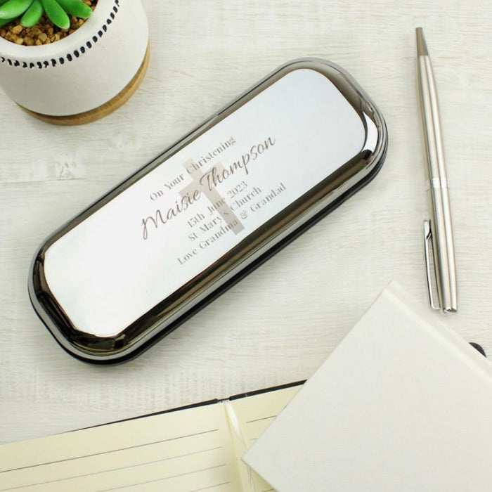 Personalised Christening Pen & Box Gift Set