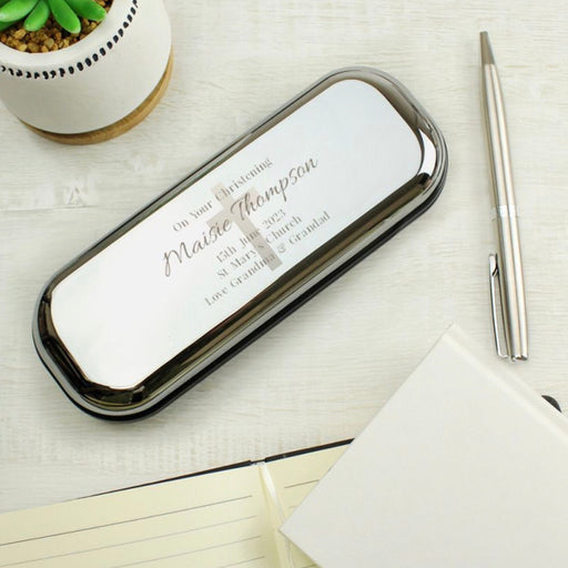 Personalised Christening Pen & Box Gift Set