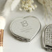 Personalised 18th Birthday Diamante Heart Compact Mirror
