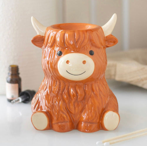 Highland Cow Oil Burner & Wax Melt Warmer