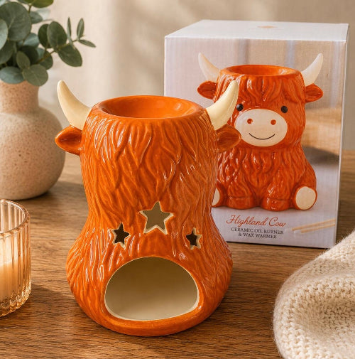 Highland Cow Oil Burner & Wax Melt Warmer