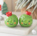 Christmas Brussels Sprout Salt and Pepper Shakers Set