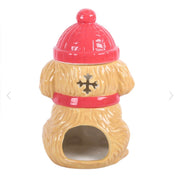 Christmas Winter Puppy Oil Burner - Home Fragrance