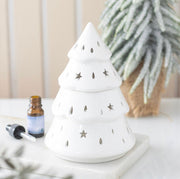 Christmas White Winter Fir Tree Oil Burner