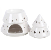 Christmas White Winter Fir Tree Oil Burner