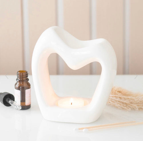 Sculptural Heart Oil Burner