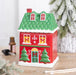 Red Christmas House Oil Burner - Christmas Village