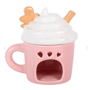 Sugarplum Bakery Christmas Pink Gingerbread Latte Oil Burner & Wax Melt Warmer