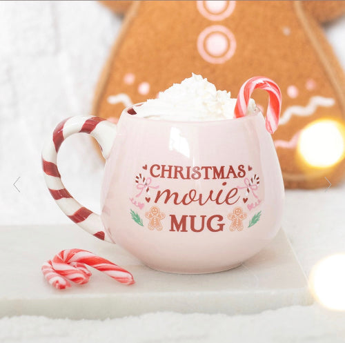 Sugarplum Bakery Pink Christmas Movie Mug