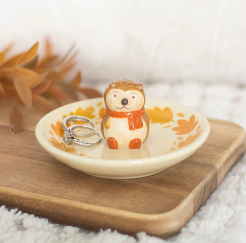 Creature Comforts Autumn Hedgehog Trinket Dish